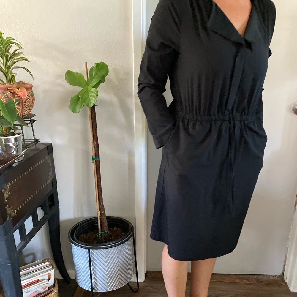 Small Black Cinch waist Dress